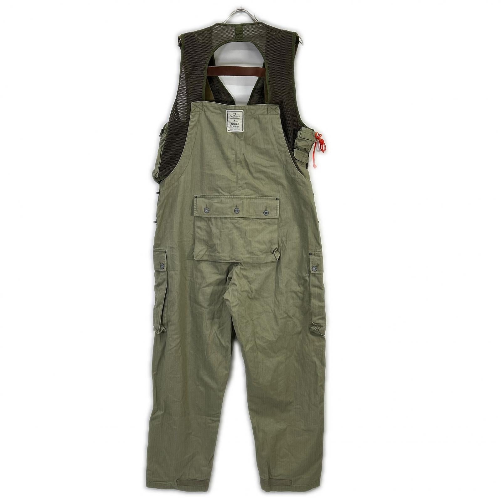 NIGEL CABOURN Nigel Cabourn ×Maison Mihara Yasuhiro 8040-39-50500 SURVIVAL DUNGAREE overalls all-in-one