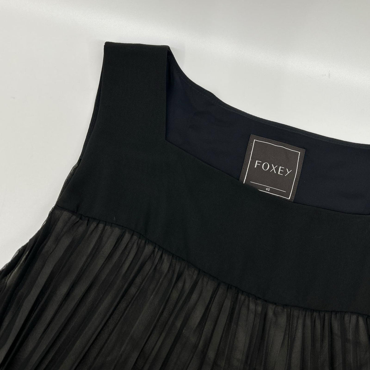 FOXEY フォクシー 35246 ブラック チュールワンピース ワンピース