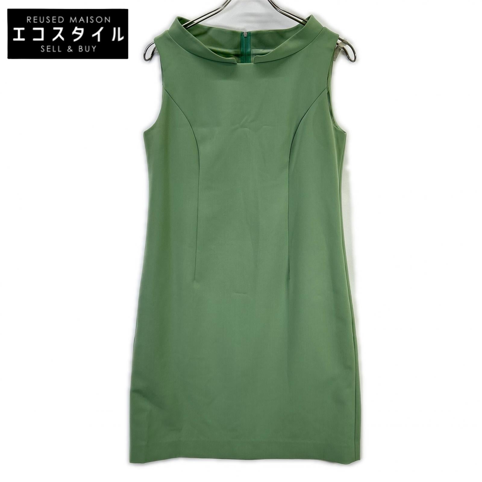 FOXEY NEW YORK フォクシーニューヨーク 31287 グリーン BRISTOL ノースリーブワンピース ワンピース