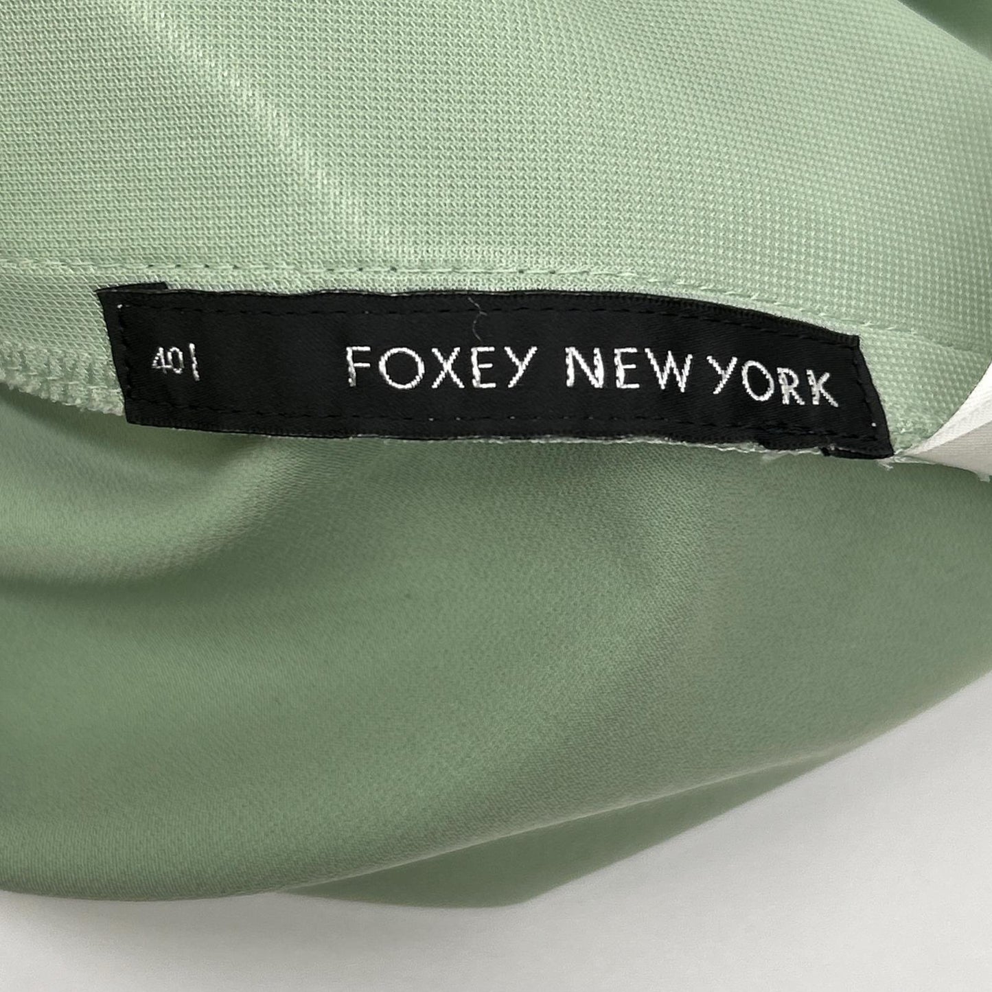 FOXEY NEW YORK フォクシーニューヨーク 31287 グリーン BRISTOL ノースリーブワンピース ワンピース