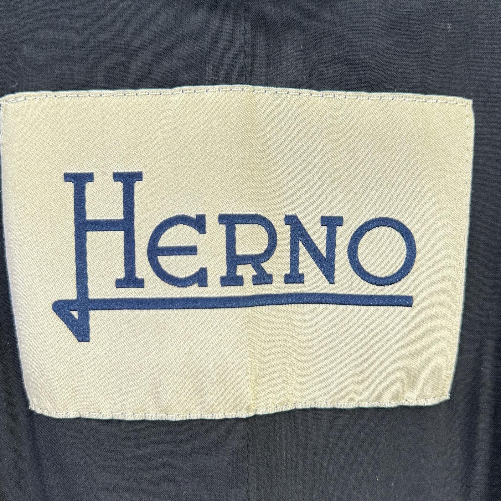 HERNO ヘルノ ブラック レイヤードロング ジレ ベスト