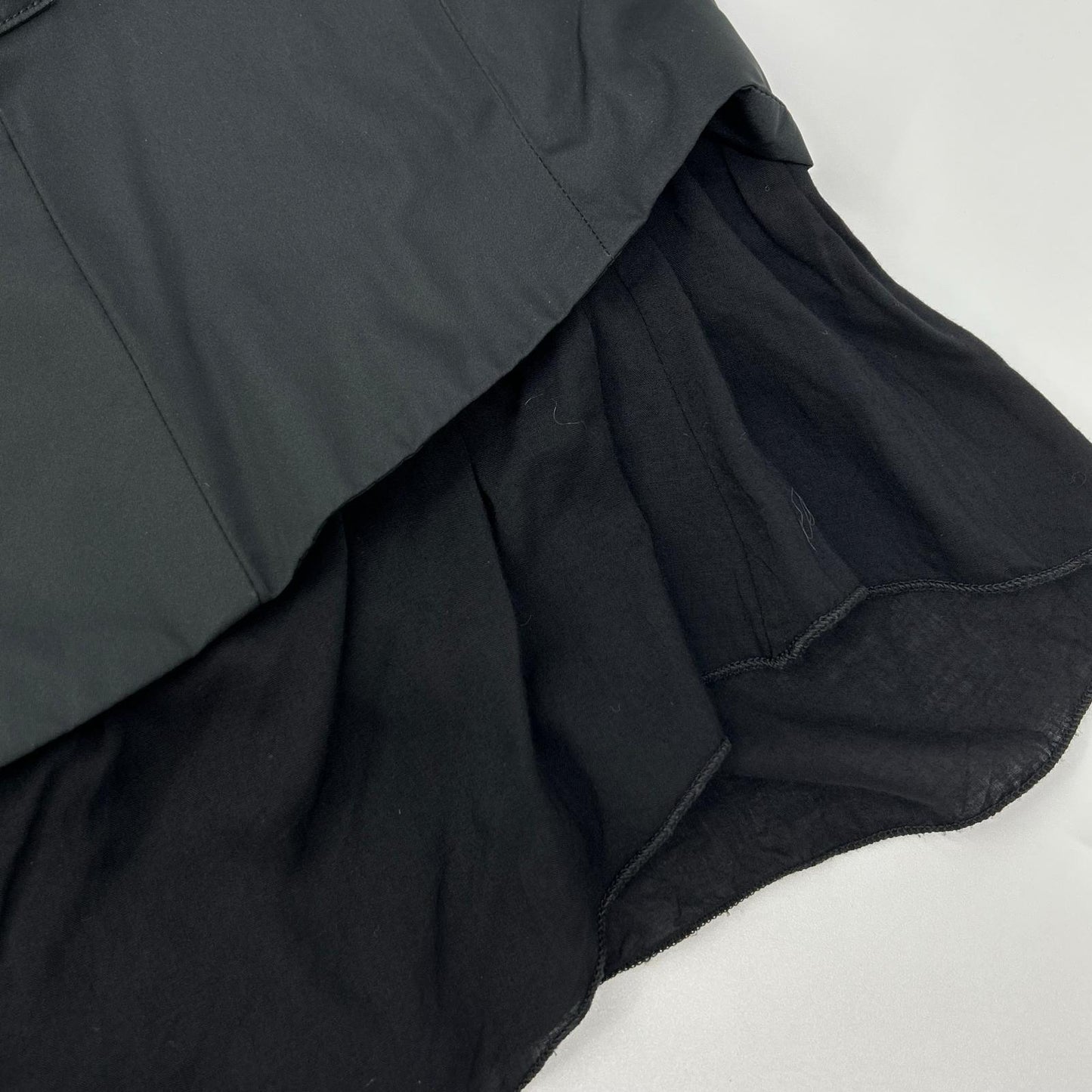 HERNO ヘルノ ブラック レイヤードロング ジレ ベスト