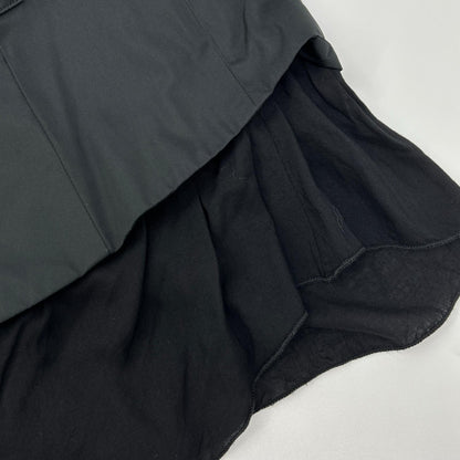 HERNO ヘルノ ブラック レイヤードロング ジレ ベスト