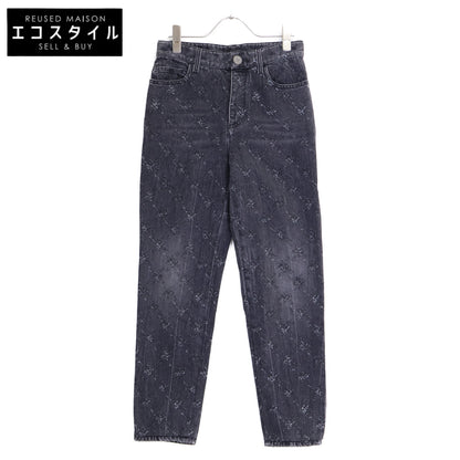 CHANEL シャネル 【美品/国内正規】P62012V47627 ココマークボタン マトラッセ ジップフライ デニムパンツ ボトムス