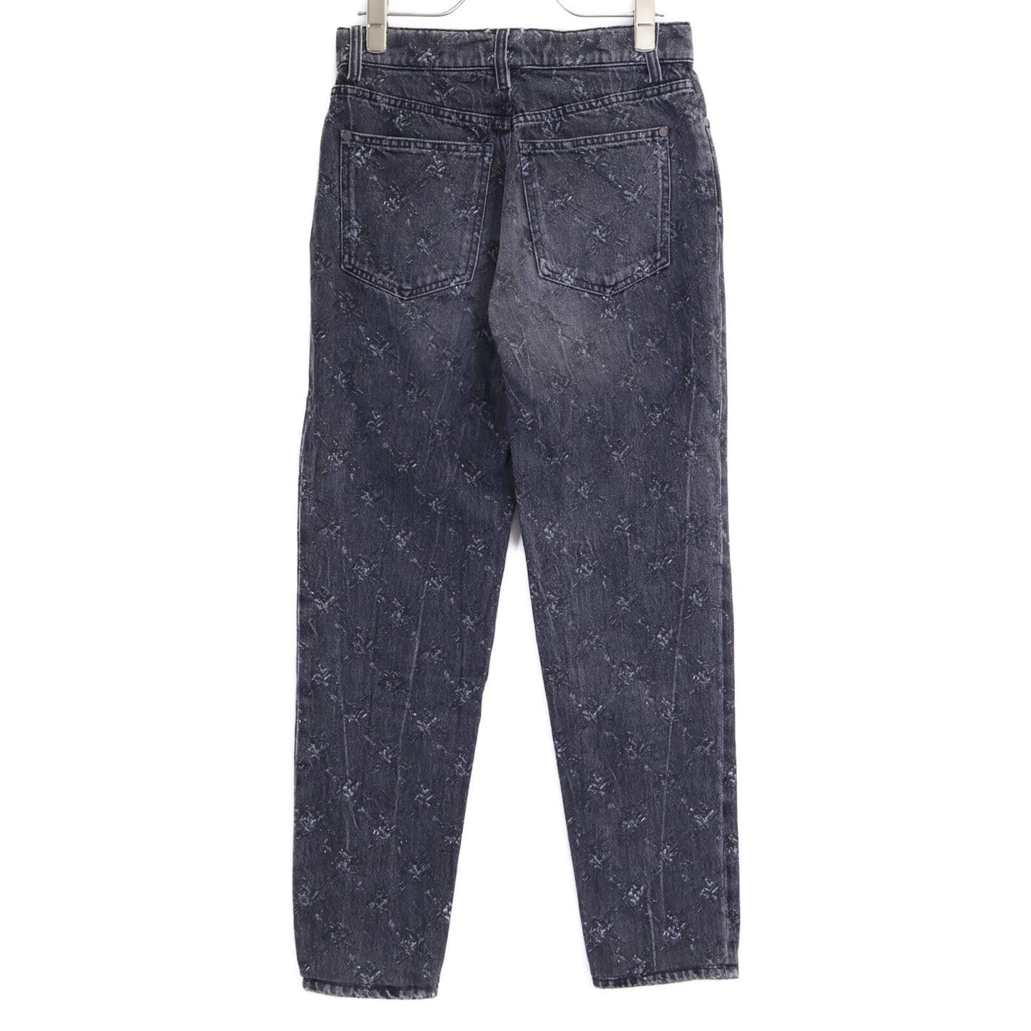 CHANEL シャネル 【美品/国内正規】P62012V47627 ココマークボタン マトラッセ ジップフライ デニムパンツ ボトムス