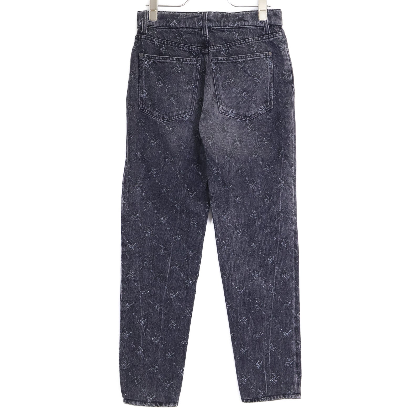 CHANEL シャネル 【美品/国内正規】P62012V47627 ココマークボタン マトラッセ ジップフライ デニムパンツ ボトムス