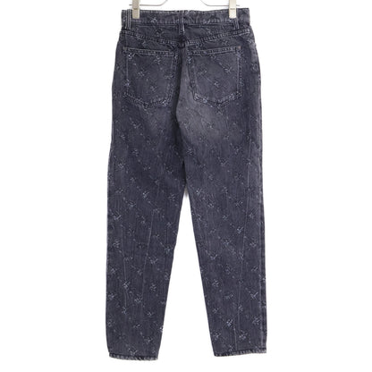 CHANEL シャネル 【美品/国内正規】P62012V47627 ココマークボタン マトラッセ ジップフライ デニムパンツ ボトムス