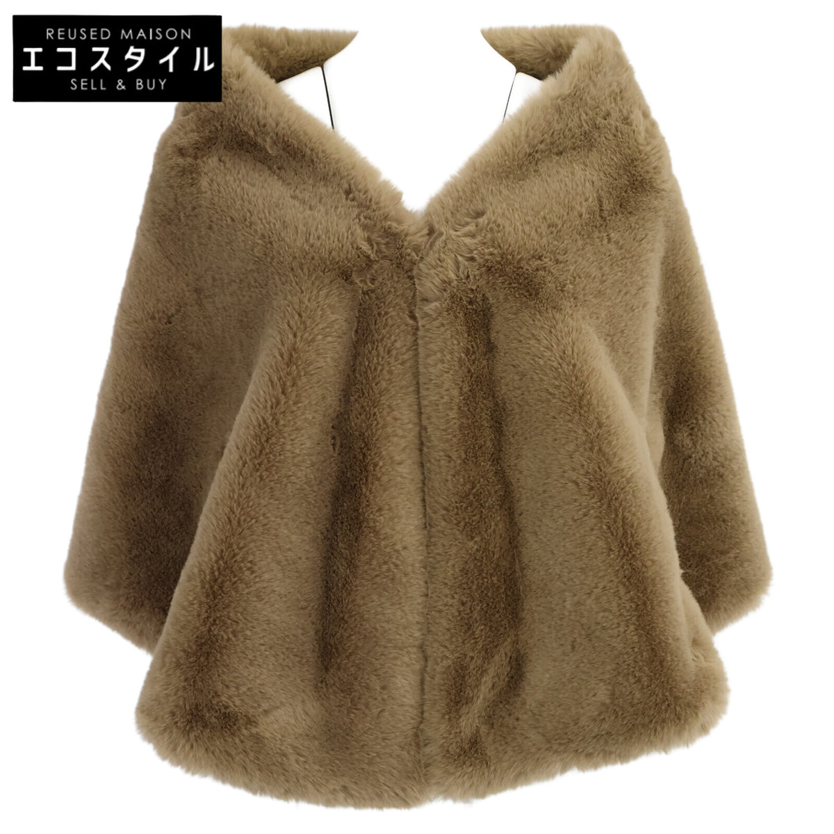 JENNE ジェンヌ 【美品】iwa23aw-sf02 リッチボリュームファーケープ ジャケット