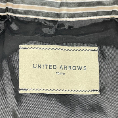 UNITED ARROWS 1524-1-620010 striped taffeta voluminous gathered skirt skirt