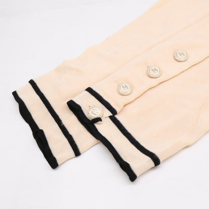 CHANEL Chanel P47678K06020 Coco Mark button long cardigan top