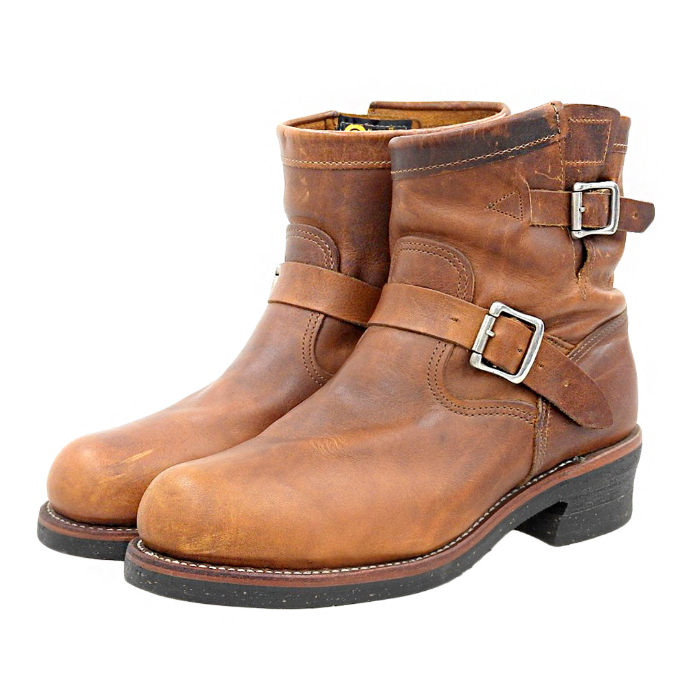 Chippewa チペワ ティールトゥ エンジニア ブーツ メンズ ブラウン 26.5cm シューズ