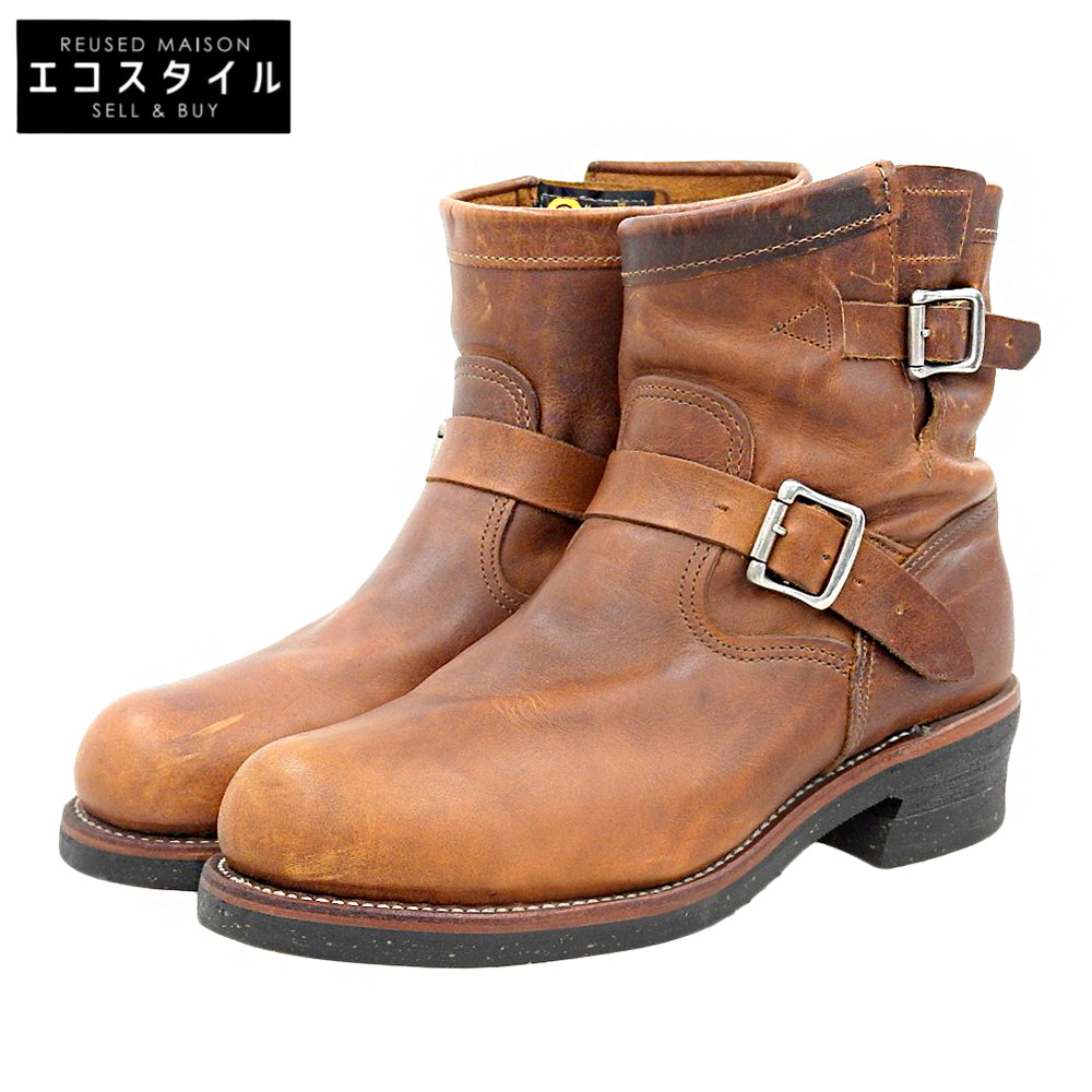 Chippewa チペワ ティールトゥ エンジニア ブーツ メンズ ブラウン 26.5cm シューズ