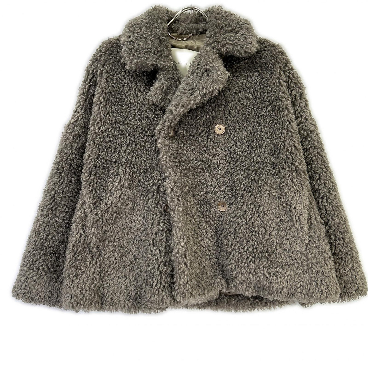 MACKINTOSH L232MO1136FLAJV gray New Hombey double short eco-fur coat