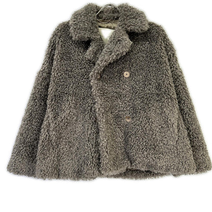 MACKINTOSH L232MO1136FLAJV gray New Hombey double short eco-fur coat