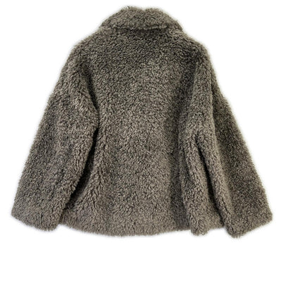 MACKINTOSH L232MO1136FLAJV gray New Hombey double short eco-fur coat