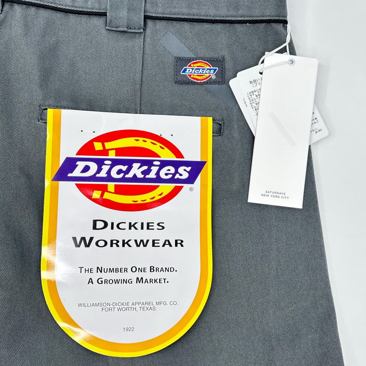 Dickies ディッキーズ ×Saturdays NYC BBS-55210-B グレー 873 Work Pants Slim Fit パンツ ボトムス