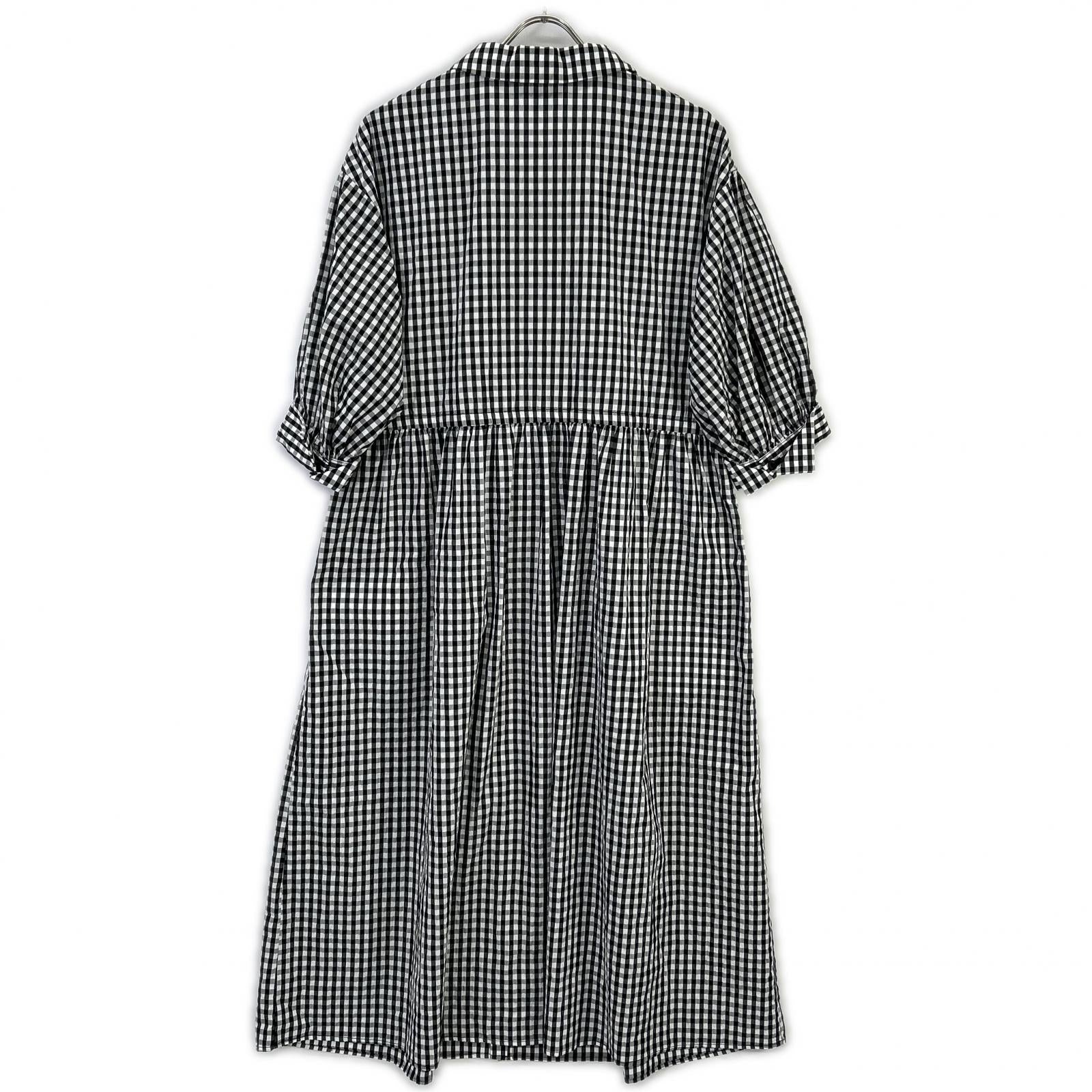 To b. by agnes b. トゥービーアニエスベー ギンガムチェック シャツワンピース トップス