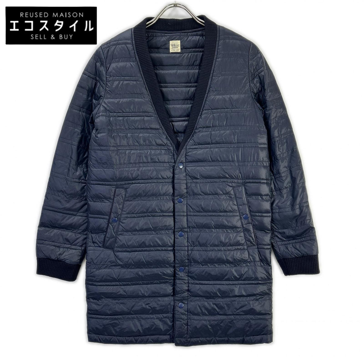 Ron Herman 421020058-1071 Navy Down Cardigan Jacket Jacket