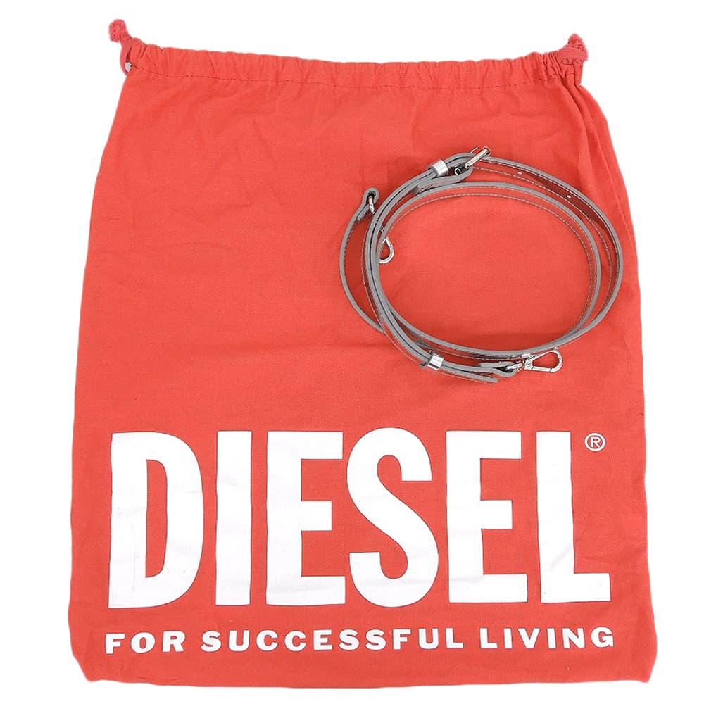 DIESEL ディーゼル 1DR ショルダーバッグ レディース シルバー X08396 PS202 ショルダーバッグ