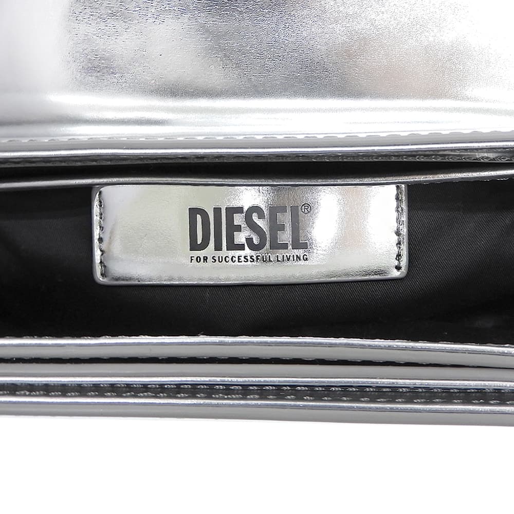 DIESEL ディーゼル 1DR ショルダーバッグ レディース シルバー X08396 PS202 ショルダーバッグ