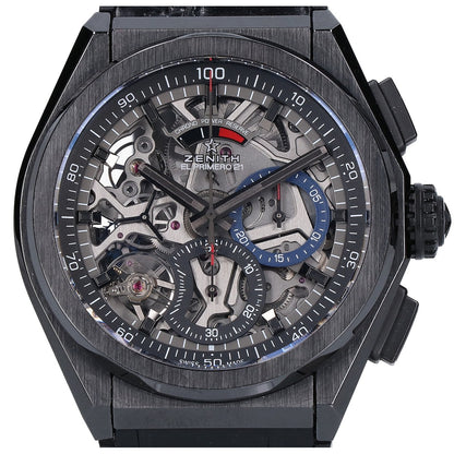 ZENITH ゼニス 美品 49.9000.9004 Defy El Primero 21 デファイ エル プリメロ21 クロノグラフ 自動巻き 腕時計