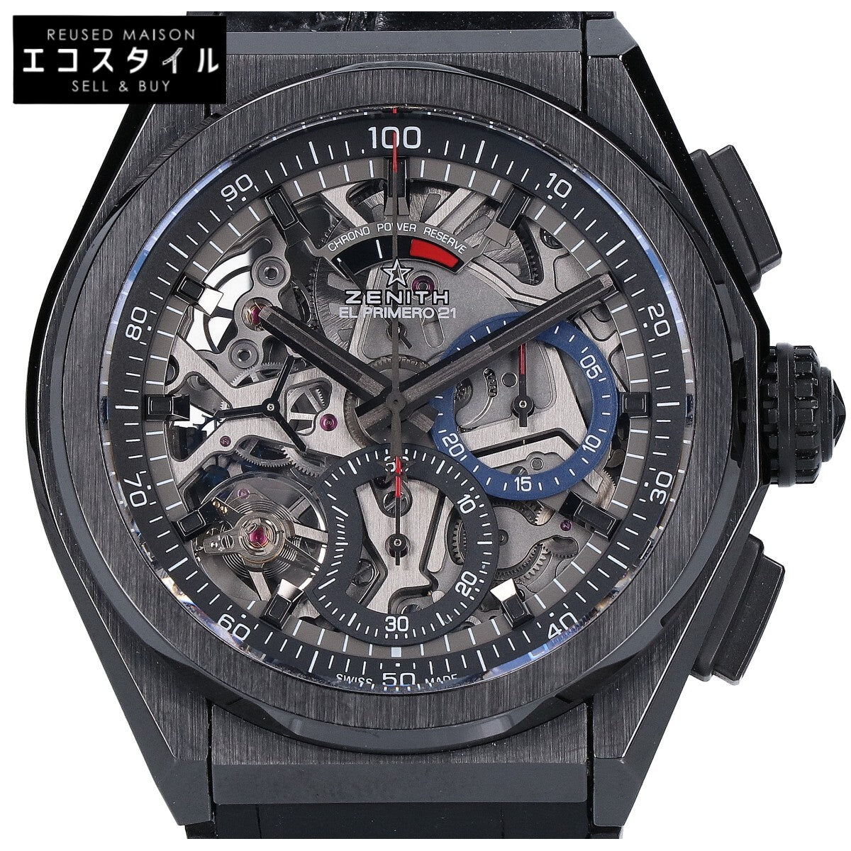 ZENITH ゼニス 美品 49.9000.9004 Defy El Primero 21 デファイ エル プリメロ21 クロノグラフ 自動巻き 腕時計
