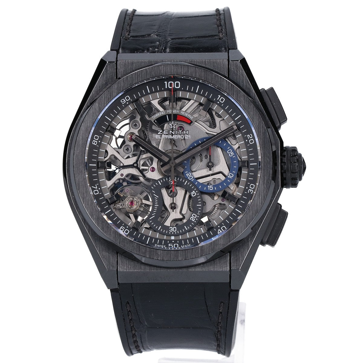 ZENITH ゼニス 美品 49.9000.9004 Defy El Primero 21 デファイ エル プリメロ21 クロノグラフ 自動巻き 腕時計