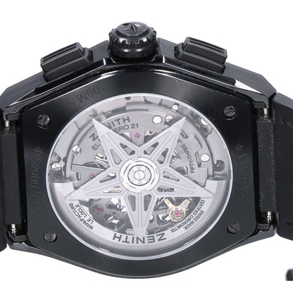 ZENITH ゼニス 美品 49.9000.9004 Defy El Primero 21 デファイ エル プリメロ21 クロノグラフ 自動巻き 腕時計