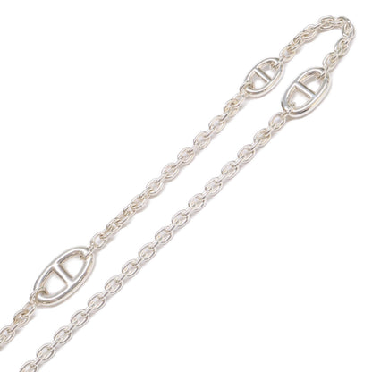 HERMES エルメス 新品同様 Ag925 シェーヌダンクル ファランドール 120cm ネックレス
