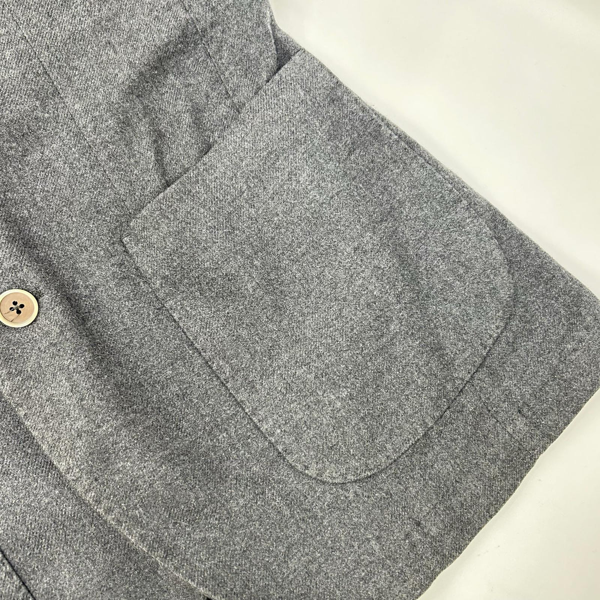 L.B.M.1911 2831 gray 2-button unstructured jacket