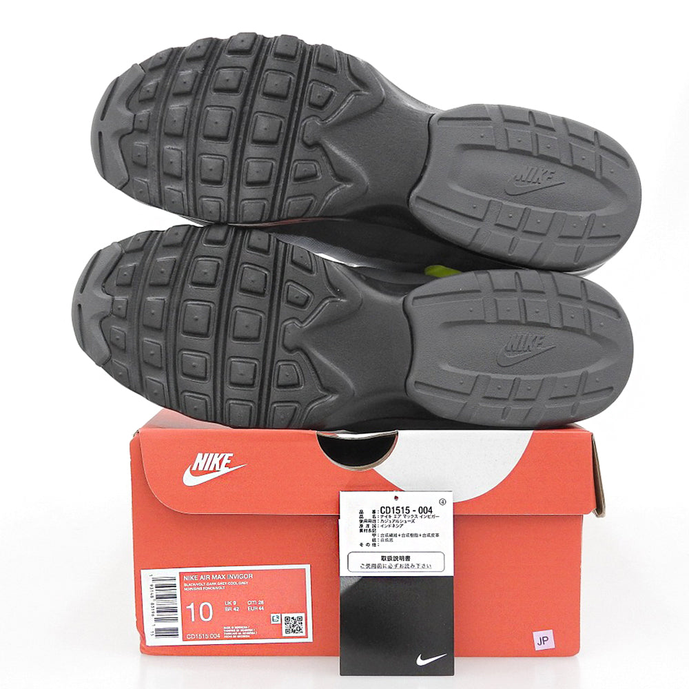 NIKE ナイキ 新品同様 エア マックス インビガー スニーカー シューズ メンズ ブラック グレー 28cm CD1515-004 24年製 シューズ