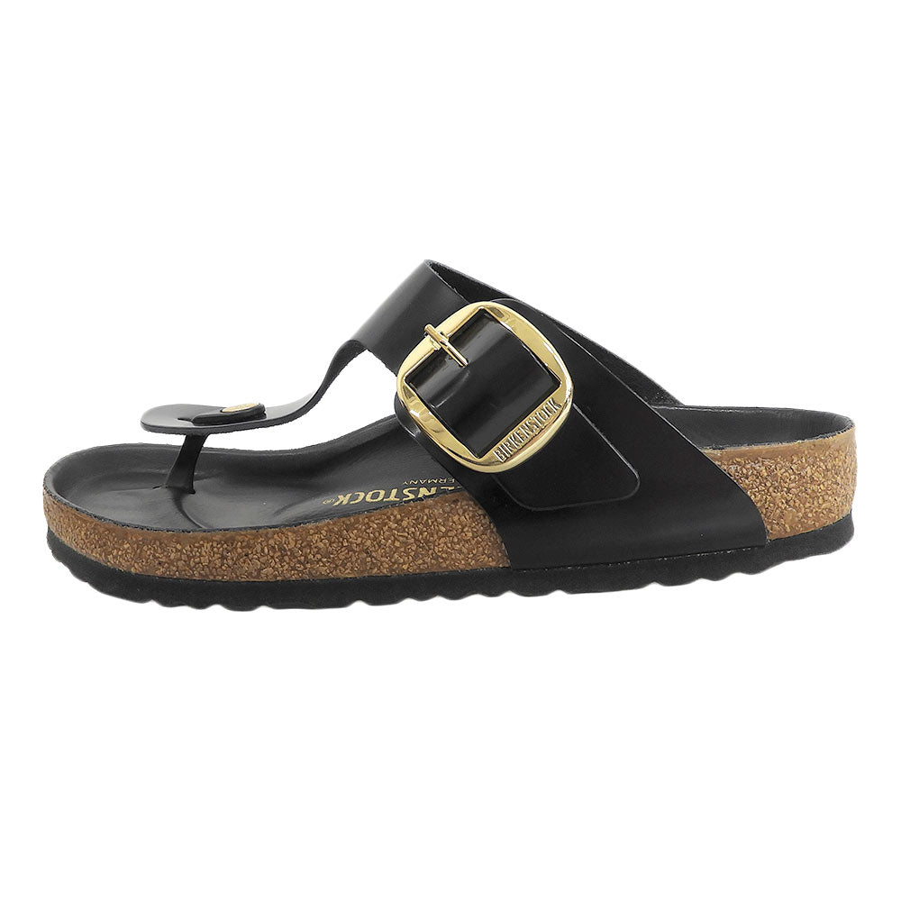 BIRKEN STOCK ビルケンシュトック 美品 Gizeh Big Buckle / ギゼ ビッグバックルサンダル シューズ メンズ 黒 ブラック 39 シューズ