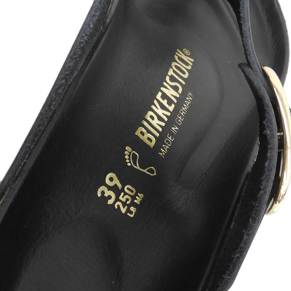 BIRKEN STOCK ビルケンシュトック 美品 Gizeh Big Buckle / ギゼ ビッグバックルサンダル シューズ メンズ 黒 ブラック 39 シューズ