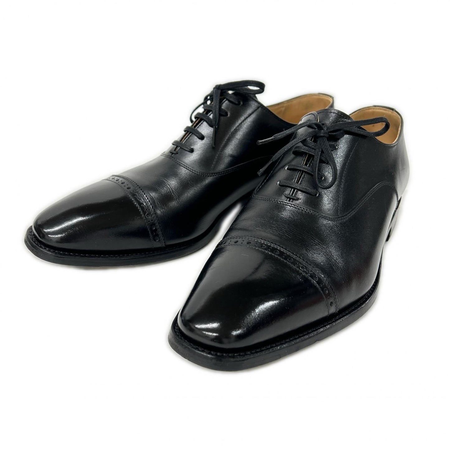 SCOTCH GRAIN スコッチグレイン 【美品】948 インペリアルブラックII パンチドキャップトゥ シューズ シューズ