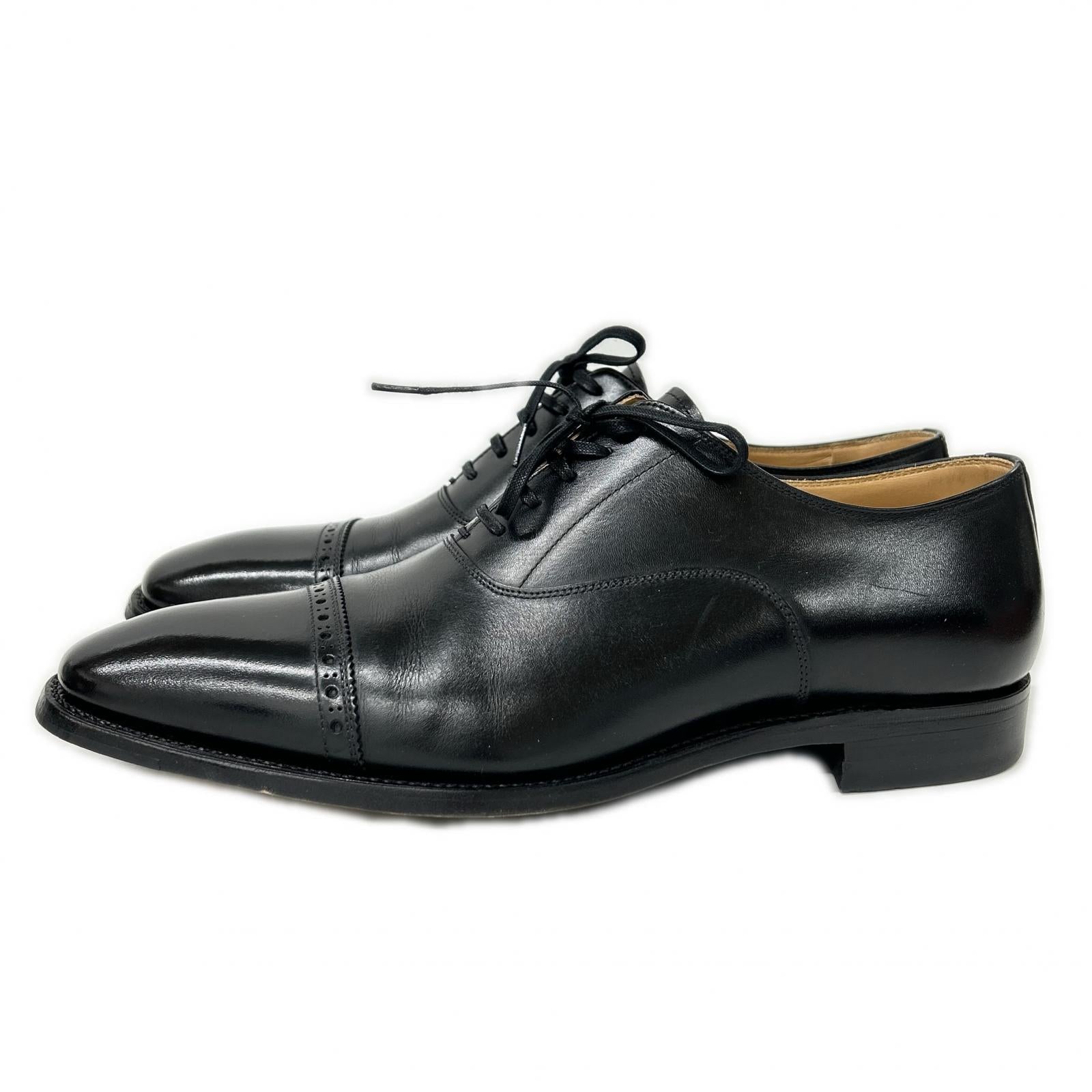 SCOTCH GRAIN スコッチグレイン 【美品】948 インペリアルブラックII パンチドキャップトゥ シューズ シューズ