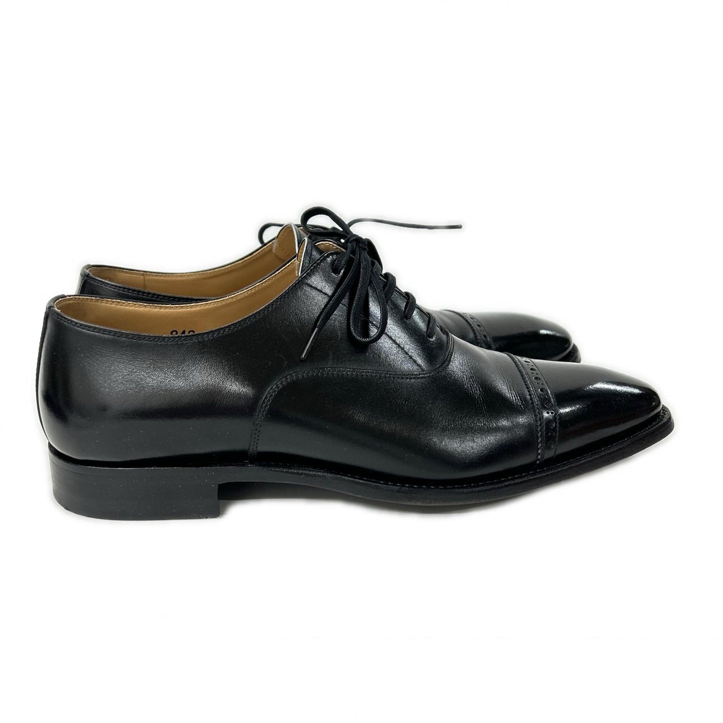 SCOTCH GRAIN スコッチグレイン 【美品】948 インペリアルブラックII パンチドキャップトゥ シューズ シューズ