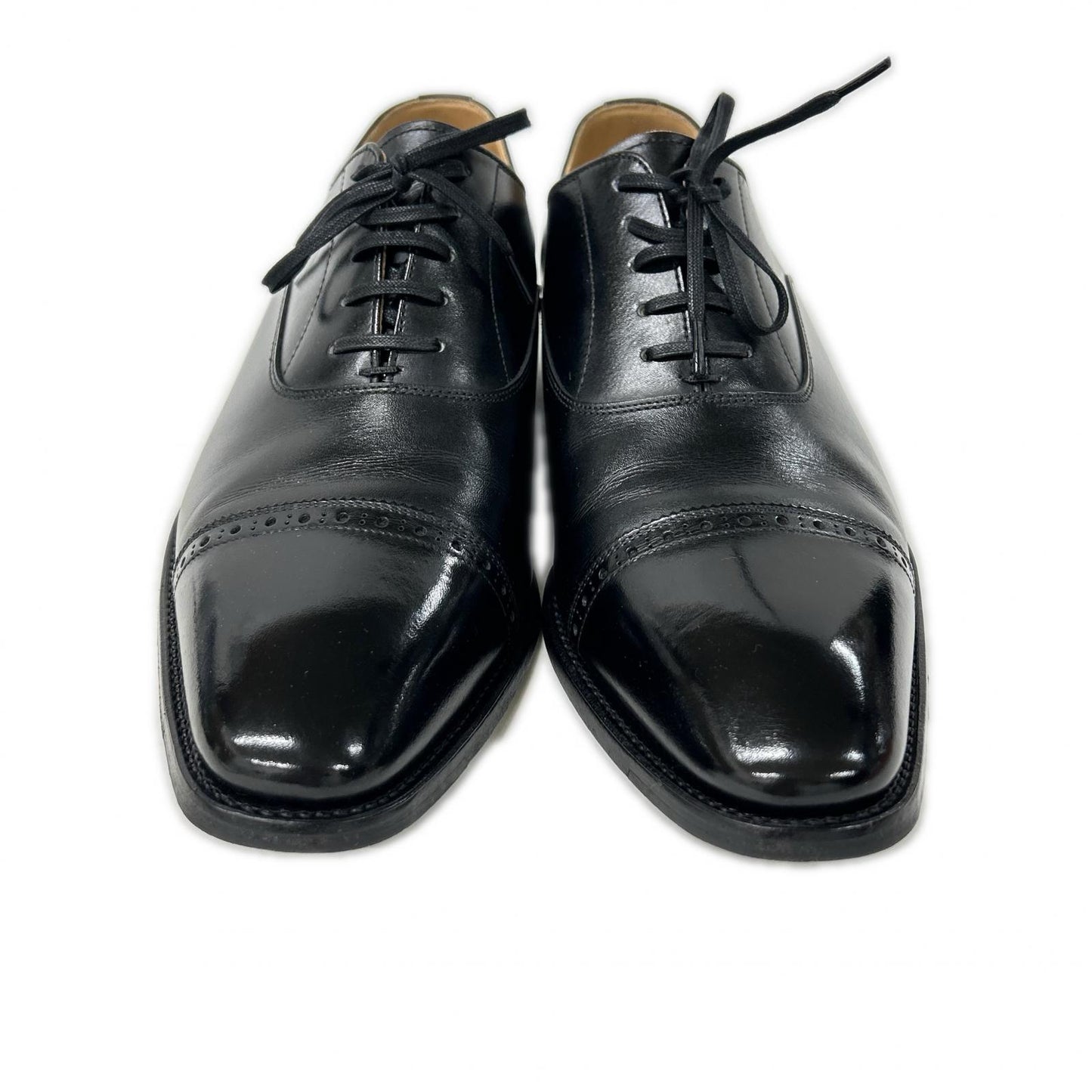 SCOTCH GRAIN スコッチグレイン 【美品】948 インペリアルブラックII パンチドキャップトゥ シューズ シューズ