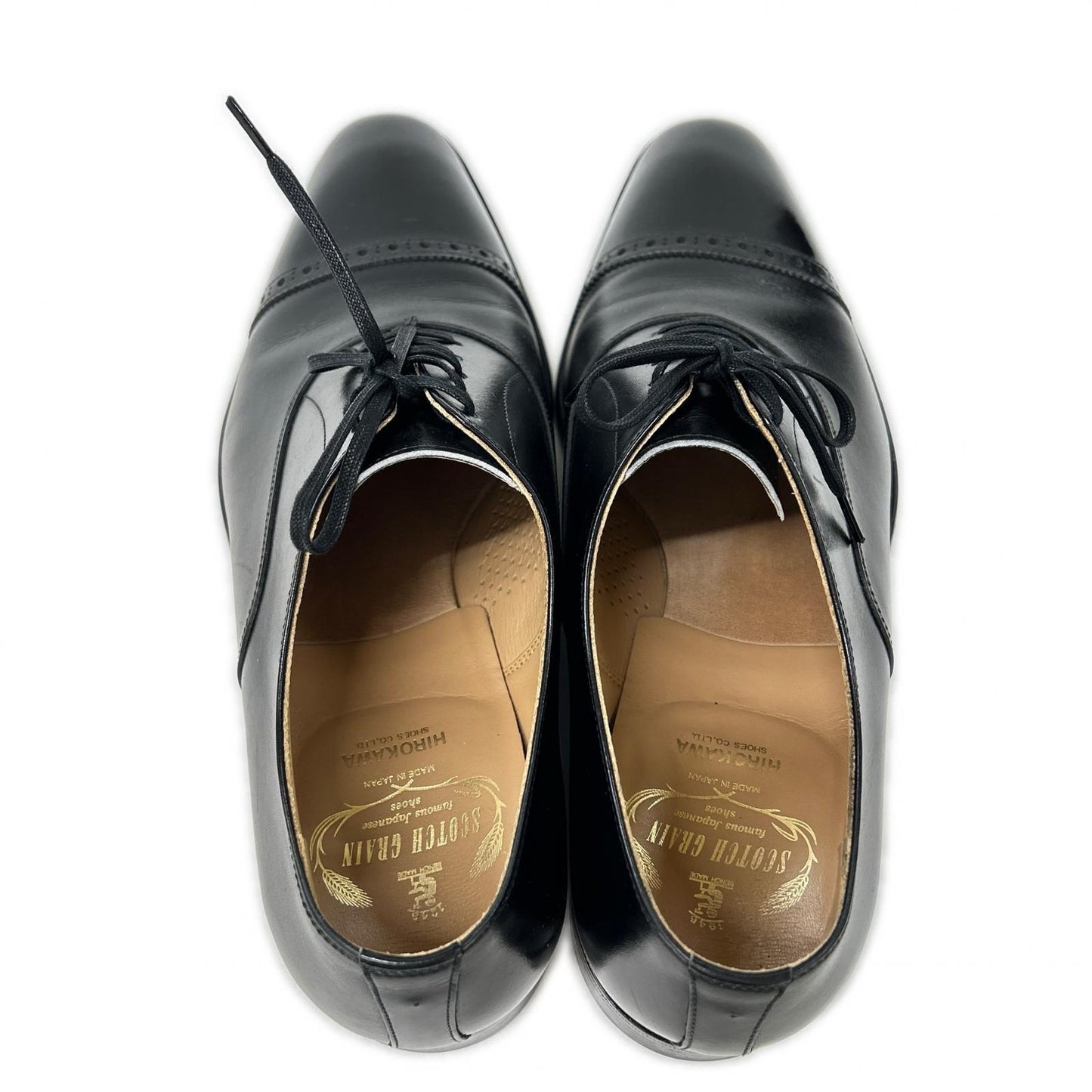 SCOTCH GRAIN スコッチグレイン 【美品】948 インペリアルブラックII パンチドキャップトゥ シューズ シューズ