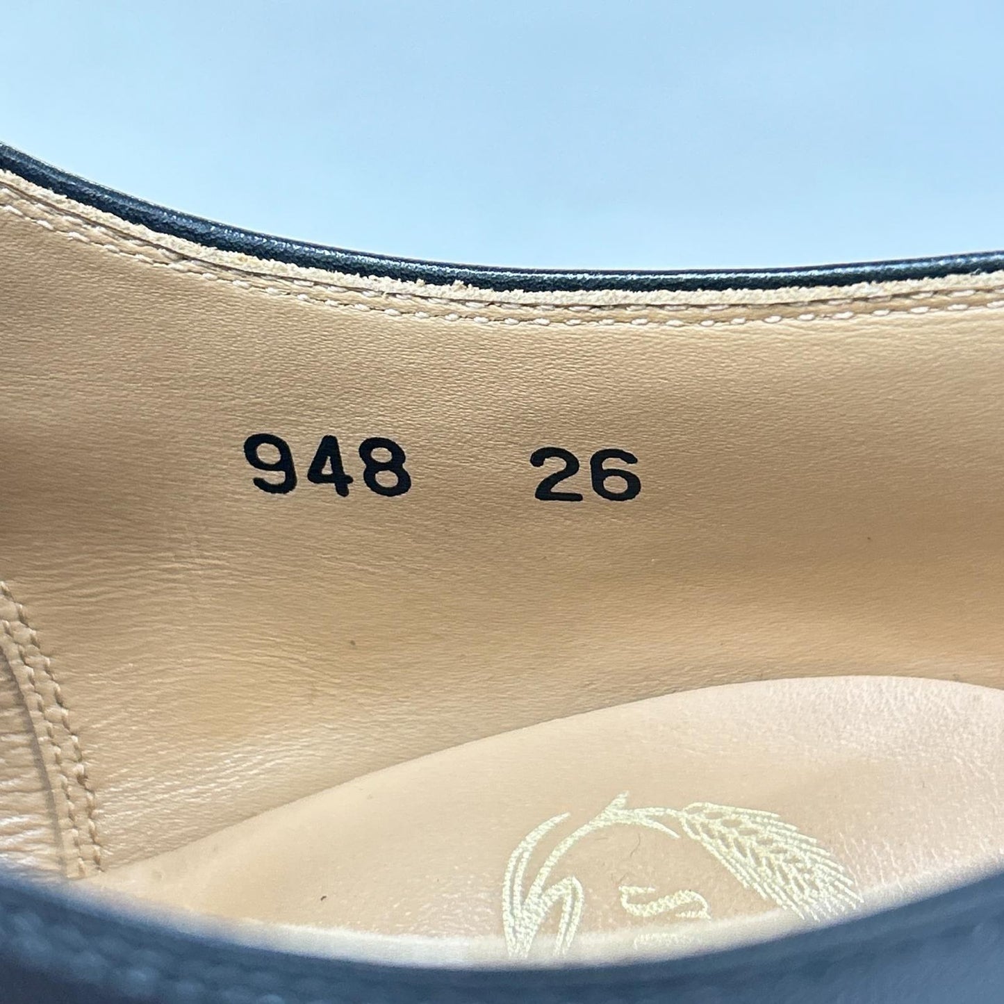 SCOTCH GRAIN スコッチグレイン 【美品】948 インペリアルブラックII パンチドキャップトゥ シューズ シューズ