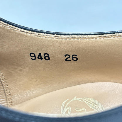 SCOTCH GRAIN スコッチグレイン 【美品】948 インペリアルブラックII パンチドキャップトゥ シューズ シューズ