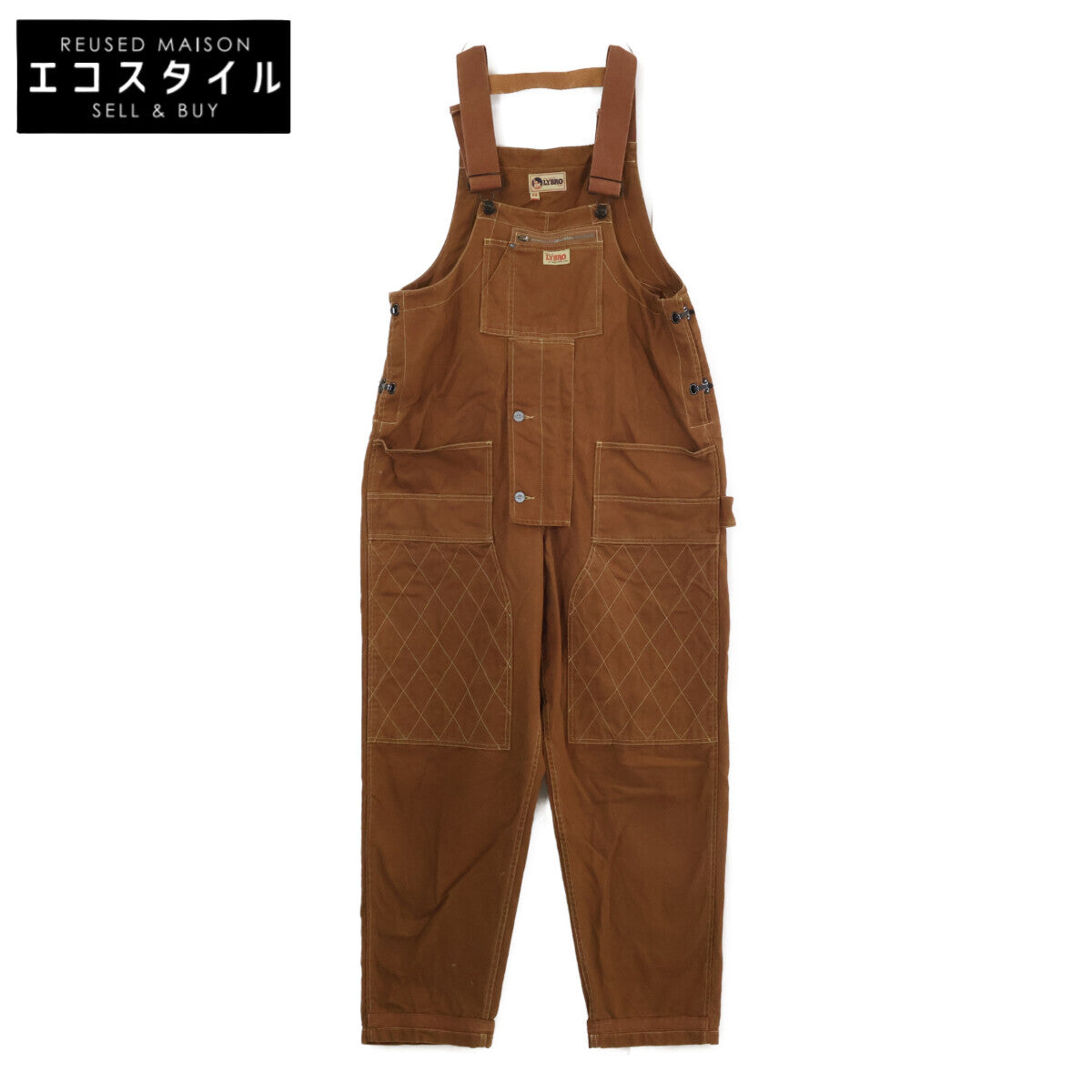 NIGEL CABOURN ナイジェルケーボン LYBRO 8040-13-50510 カーペンター ダンガリー オーバーオール オーバーオール オールインワン