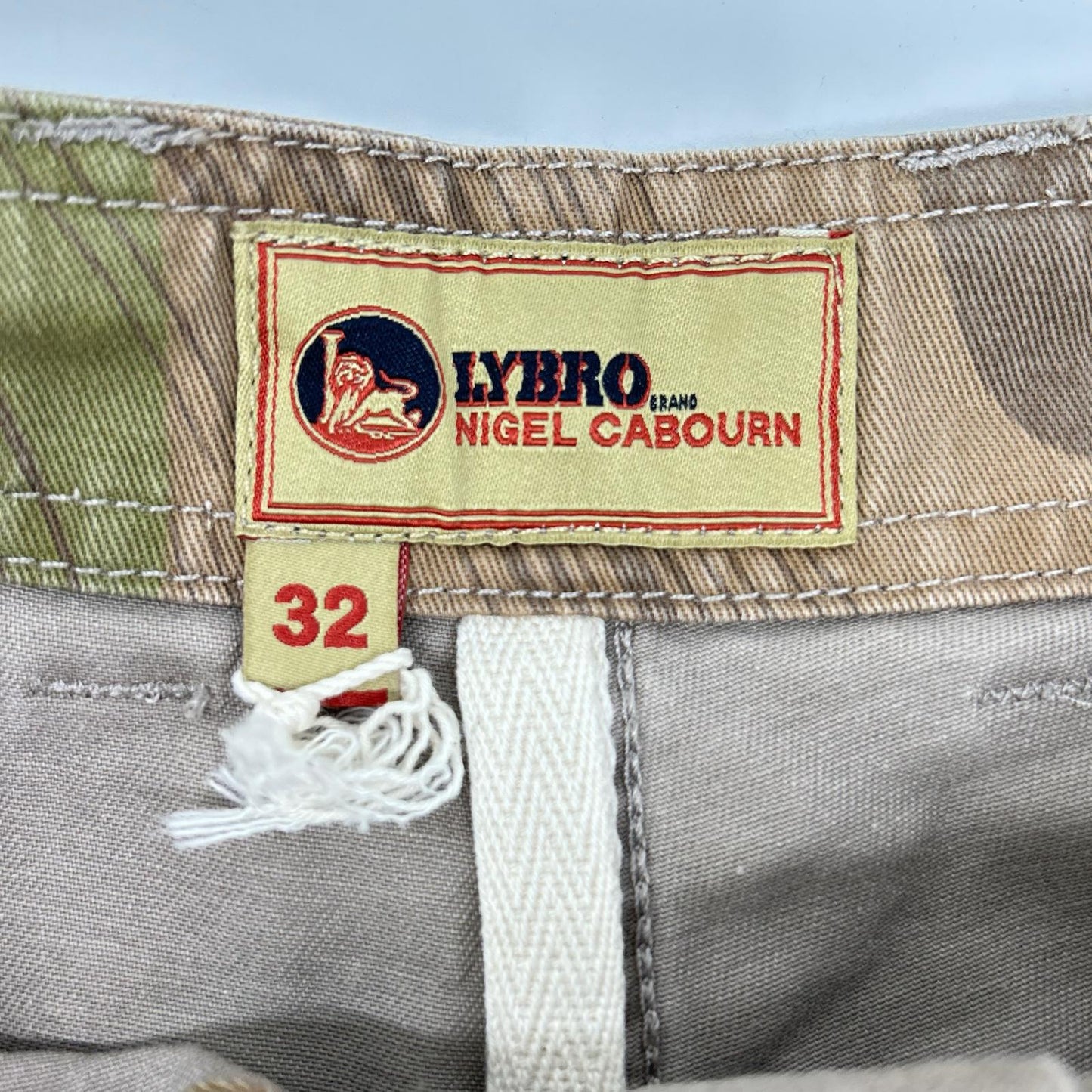 NIGEL CABOURN ナイジェルケーボン LYBRO 80431350010 CAMOFLAGE PIPED PANT ボトムス