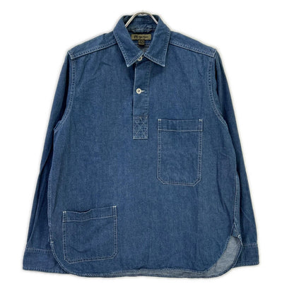 NIGEL CABOURN ナイジェルケーボン 8020010006 P.O.H. NAVALプールオーバーデニムシャツ トップス