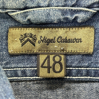 NIGEL CABOURN ナイジェルケーボン 8020010006 P.O.H. NAVALプールオーバーデニムシャツ トップス