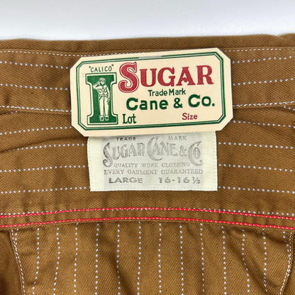 SUGAR CANE シュガーケーン SC28516 8.5oz.STRIPE WORK SHIRT トップス