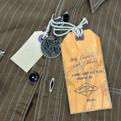 SUGAR CANE シュガーケーン SC28516 8.5oz.STRIPE WORK SHIRT トップス