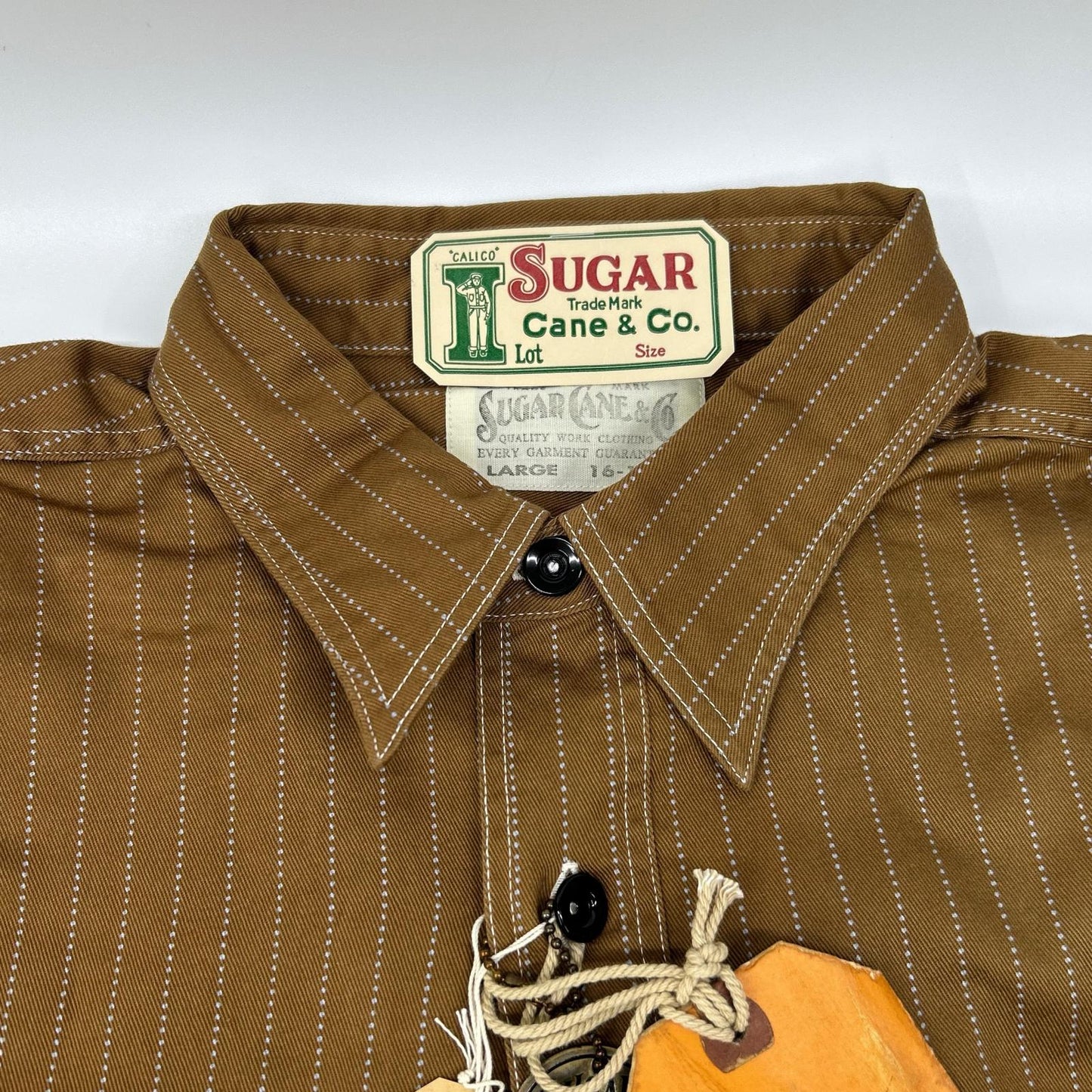 SUGAR CANE シュガーケーン SC28516 8.5oz.STRIPE WORK SHIRT トップス