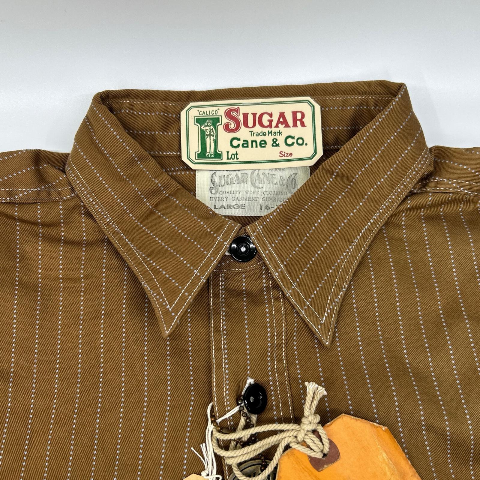SUGAR CANE シュガーケーン SC28516 8.5oz.STRIPE WORK SHIRT トップス
