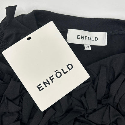ENFOLD エンフォルド 300JS280-2331 ブラック ALIEN SKIN T-SHIRT トップス