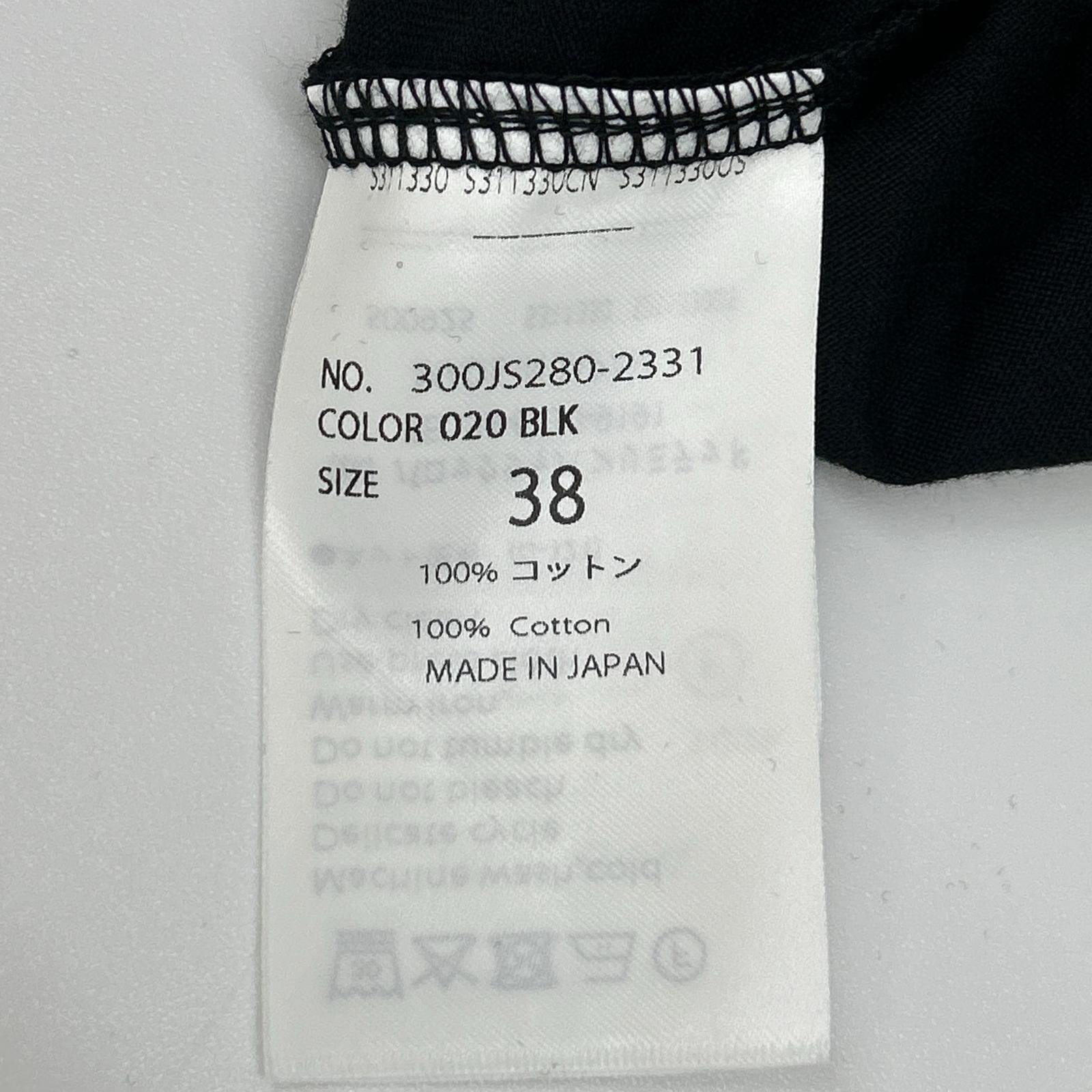 ENFOLD エンフォルド 300JS280-2331 ブラック ALIEN SKIN T-SHIRT トップス